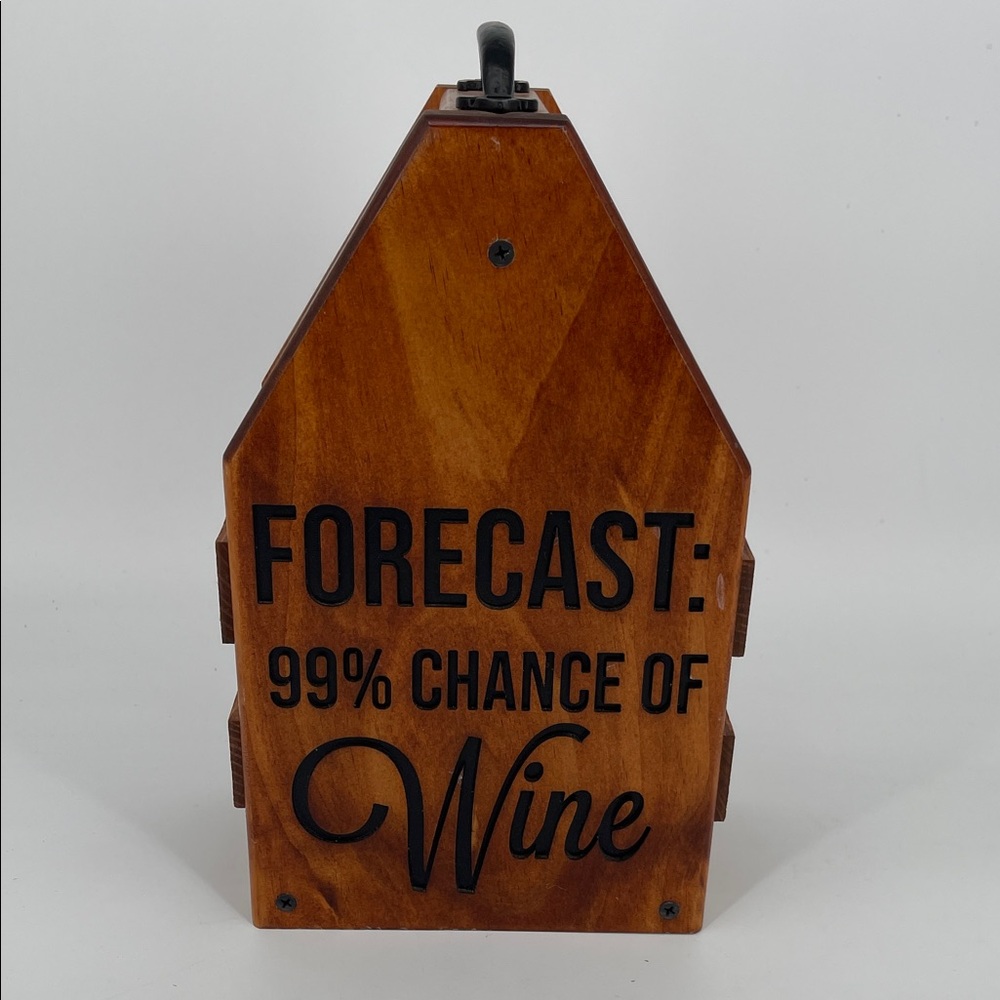 Dr Box Wooden Wine Carrier Forecast: 99% Chance of Wine